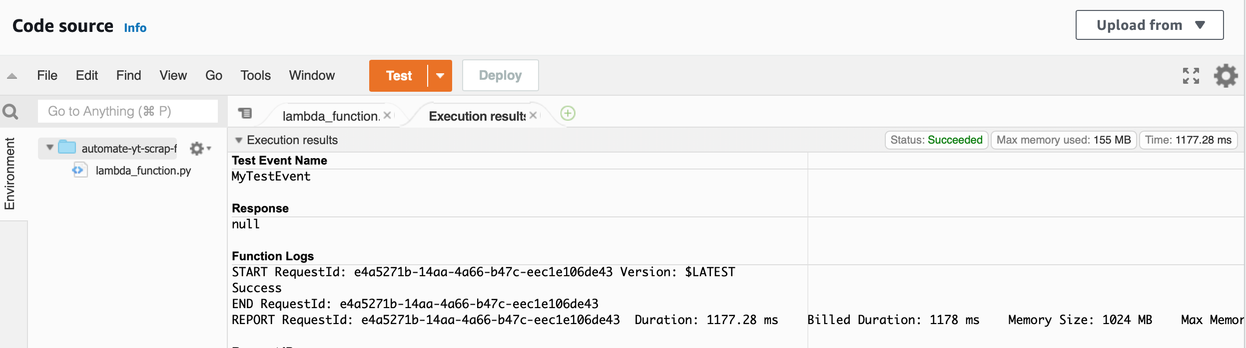 Add layers to AWS Lambda